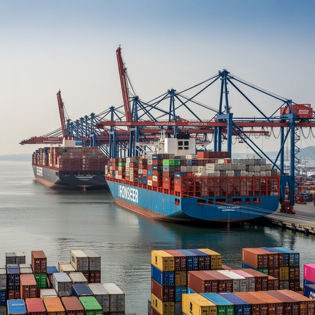 Sea freight cargo services offering reliable ocean shipping, container handling, and bulk transport.