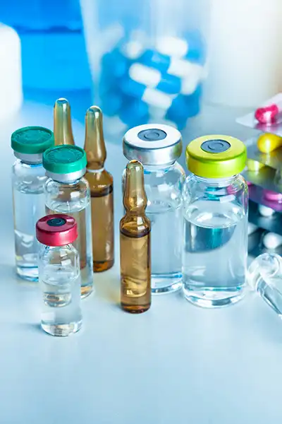 Temperature-controlled warehousing for vaccines and pharmaceuticals, ensuring freshness,transit.